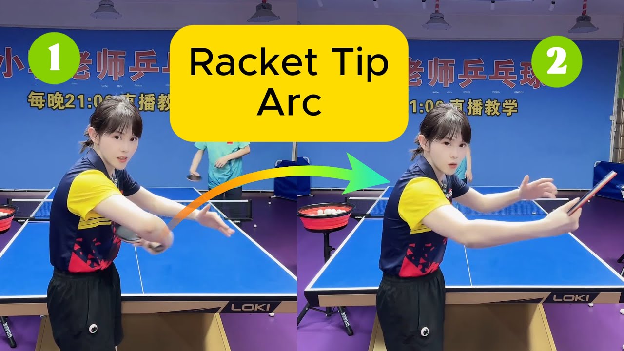 Дуга кончика ракетки: Раскройте мощь и вращение профессионального уровня в вашем бэкхенд-рипе