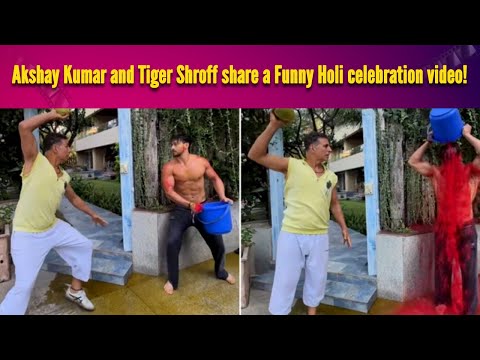 Holi 2024: Tiger Shroff’s attempt to throw color on Akshay Kumar has hilarious twist - BOLLYWOODCOUNTRY