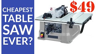 HOT DEAL ALERT!  $49 Table Saw @ Lowes (YMMV)