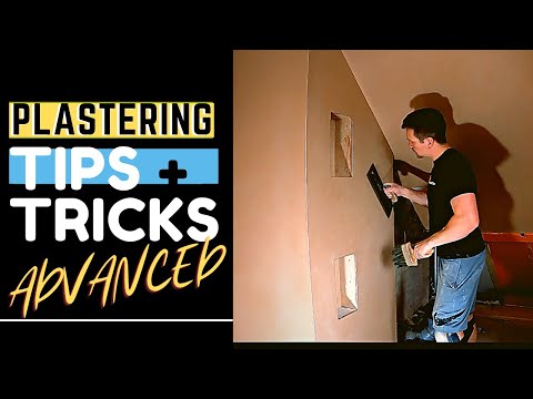 Plastering Tips And Tricks | Plastering corners/ Plastering Walls FLAT/ Backing Plaster/)