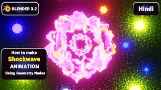 How to create Shockwave in Blender (Using Geometry Nodes) | Blender tutorial in Hindi