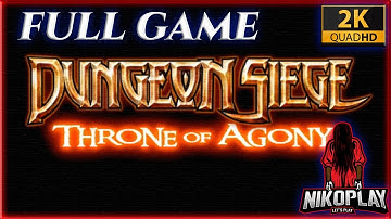 Dungeon Siege: Throne of Agony (TWO ENDINGS) - FULL GAME - 100% - No Commentary - 2K QUAD HD 📼