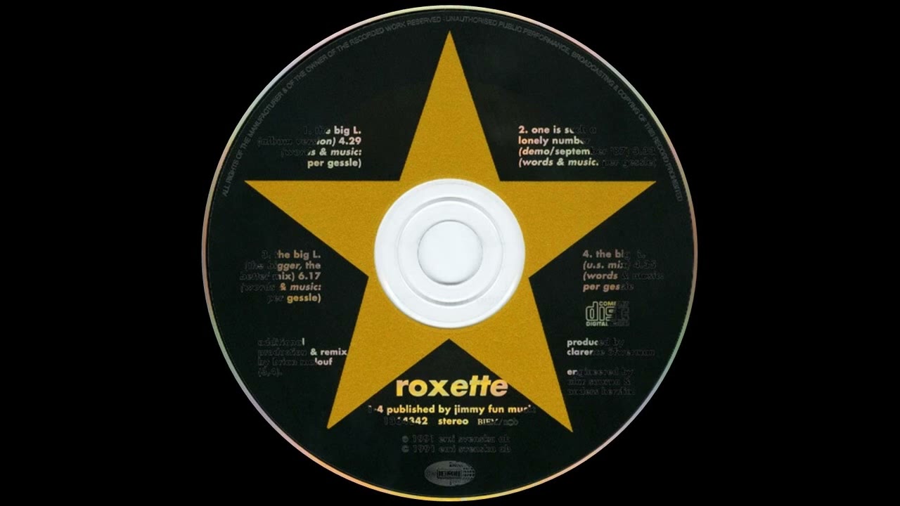 Roxette - The Big L. (U.S. Mix) 1991 - YouTube