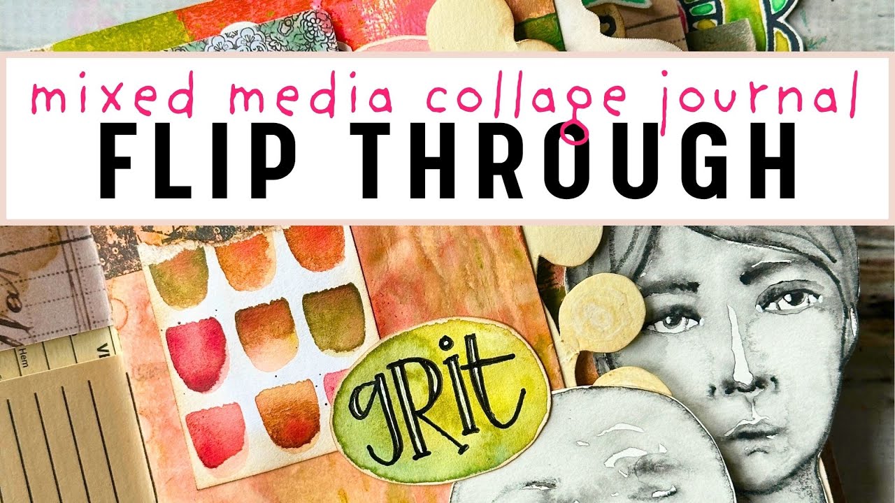 See What I Created - Handmade Art Journal Flip Through