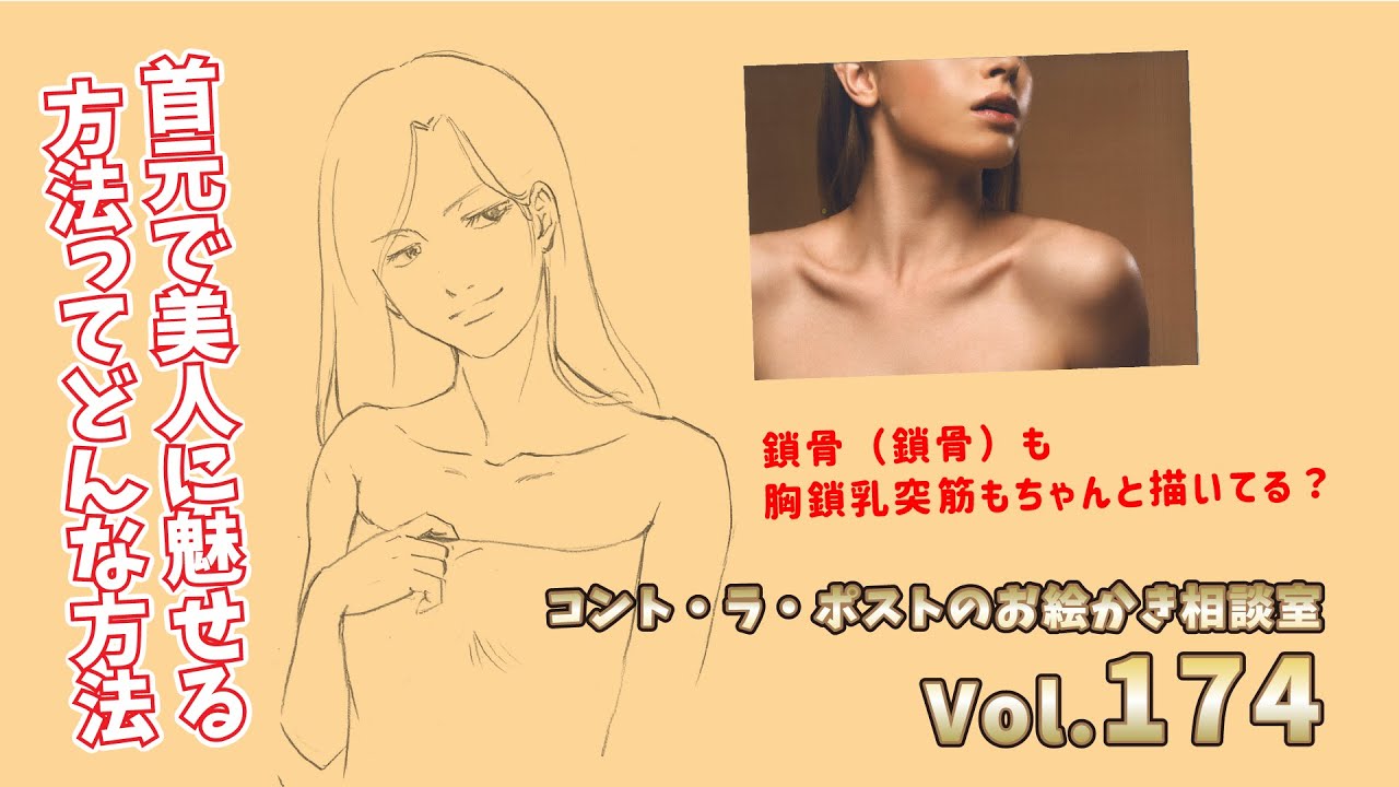 鎖骨 描き 方