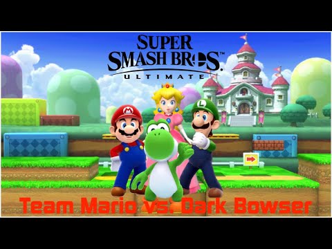 Super Smash Bros Ultimate: Team Mario vs. Dark Bowser - YouTube