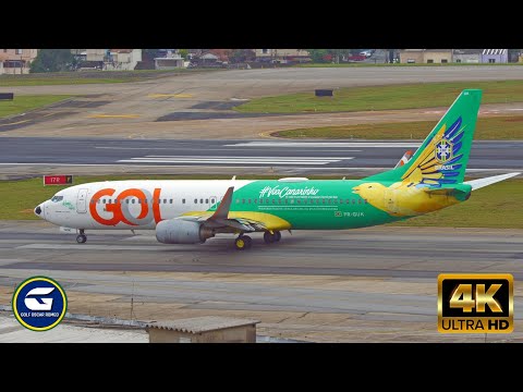 Decolagem do Boeing 737-8EH PR-GUK no Aeroporto de São Paulo Congonhas (CGH)