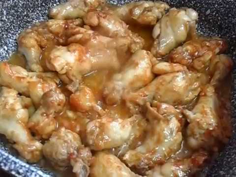 Видео рецепт Крылышки с макаронами