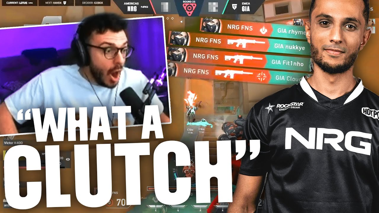 Tarik Reacts to NRG vs Giants Gaming | Quarterfinals | VCT 2023 LOCK//IN São Paulo