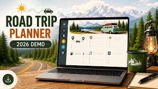 Road Trip Planner 2026 Demo | Plan Routes, Stops & Travel Budget