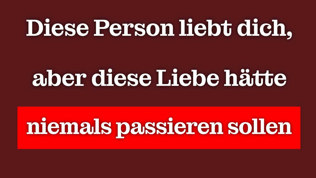 Diese Person liebt dich, aber diese Liebe war niemals dazu bestimmt, zu existieren | Carl Jung