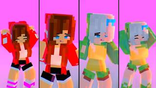 The Minecrafts Dark Jj Sister And Mikey Girl Lonely Dance Minecrafts Daifu