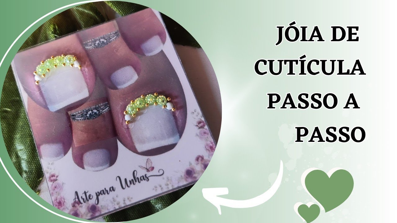 Como fazer Jóia de unha, modelo de cutícula