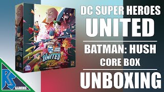Unboxing - DC Super Heroes United: Batman - Hush Core Box | CMON