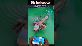 how to make mini rc helicopter 🚁 from cardboard #easyexperimentus #howtomakerchelicopter #rcheli