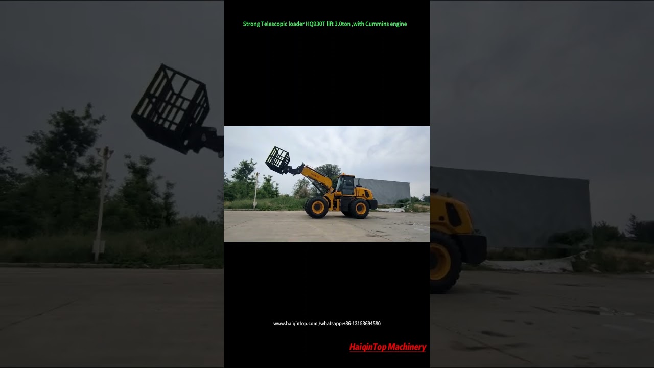 New strong 3.0ton telescopic loader HQ930T 