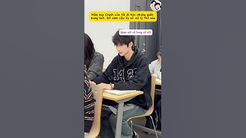 Khi Crush của tôi đi học nhưng lại quên mang bút #genz #review #crush #handsome #cute #funny