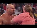Goldberg takes out triple h raw sept 15 2003