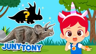 Dinosaurios con Cuernos | Amigos Dinosaurios | Canciones Infantiles | JunyTony en español