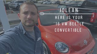 2016 Vw Beetle Convertible For Jolean Edward Capovw