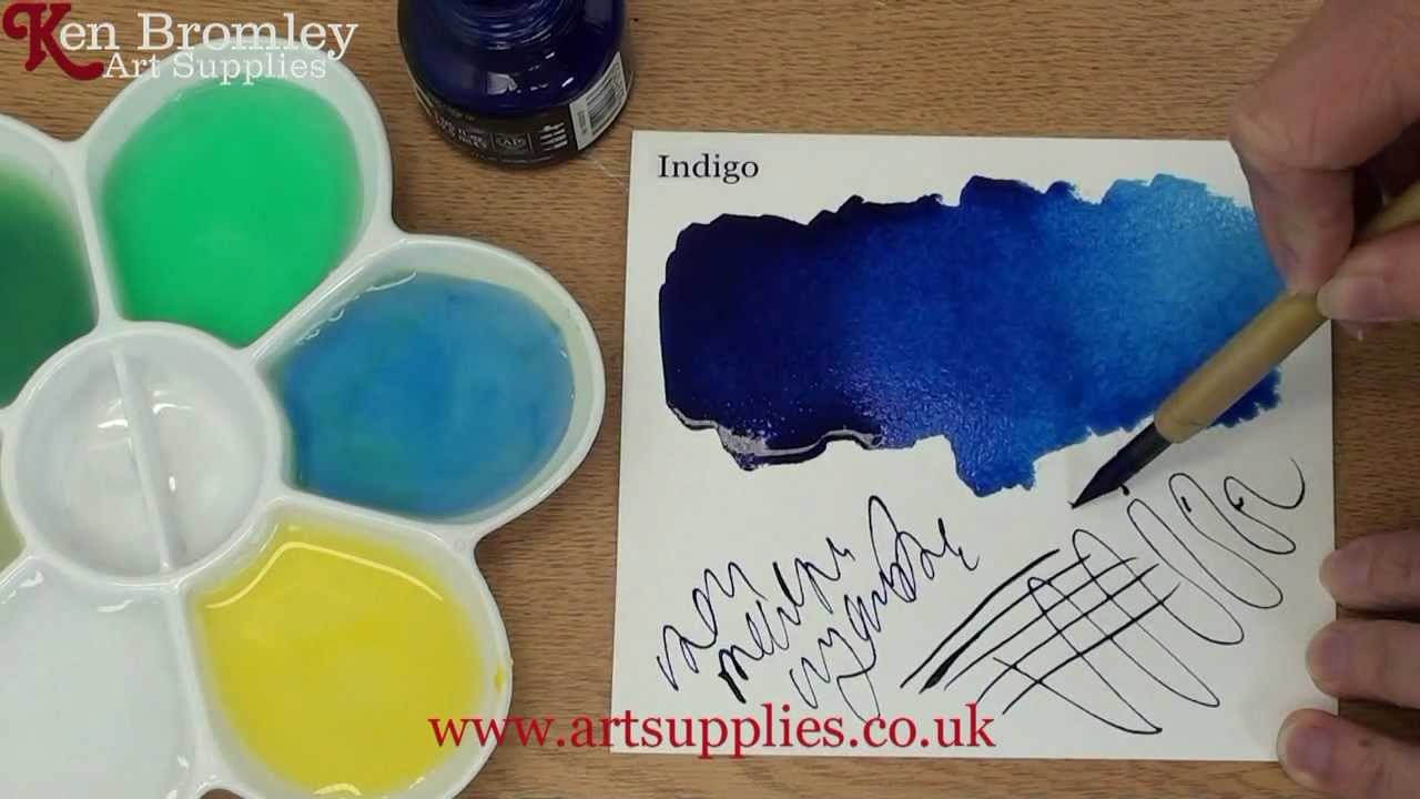 Daler Rowney FW Ink Indigo 127 