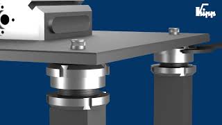 Leveling sets The low version for easy alignment of entire production lines