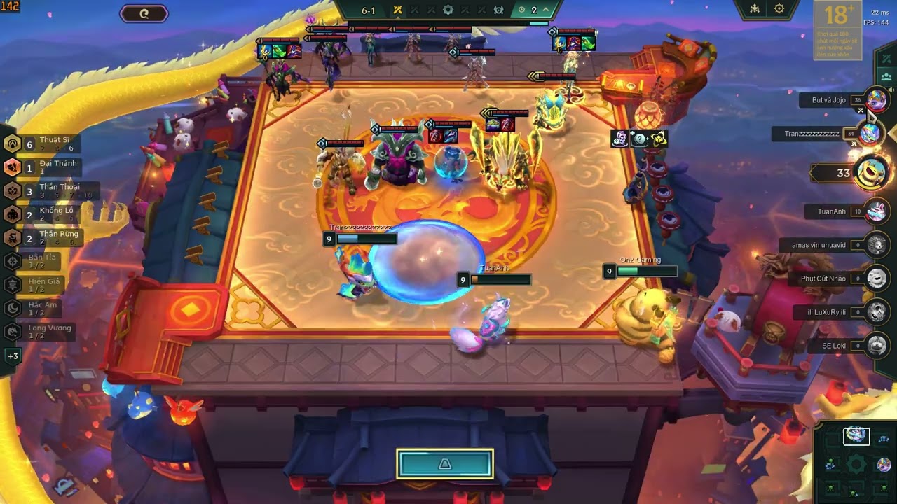 Kaisa3, Galio3 vs Syndra 3, TFT set11