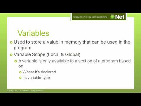 WiBit.Net - Introduction to Computer Programming - 05 - Programming Core Concepts - Part 1