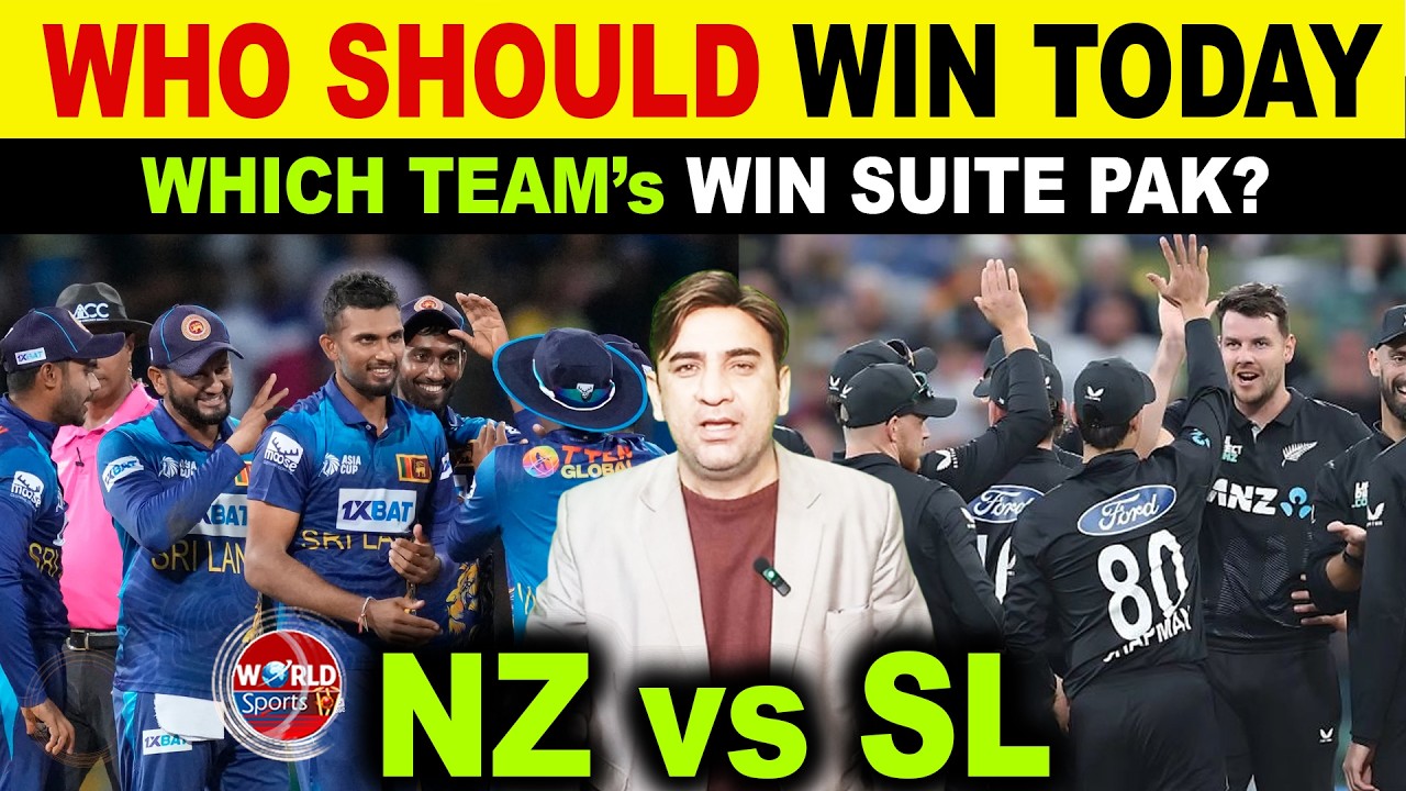 NZ vs SL Today Match – Which Team’s Win Is Best for Pakistan? | NZ vs SL Scenario Explained