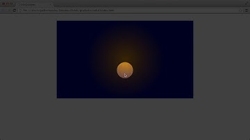 CSS Foundations : Radial Gradients