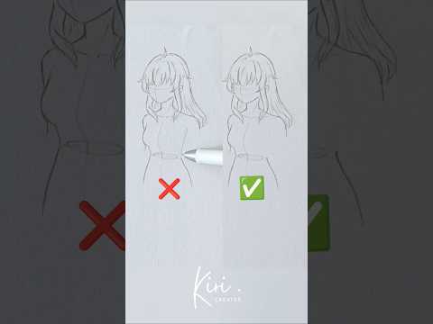 Don T Make This Beginner Mistake How To Draw Slim Torso Howtodrawanime Animetutorial 