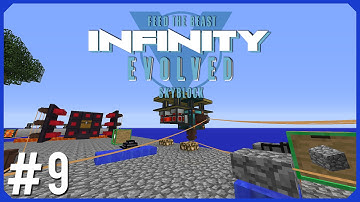 FTB Infinity Evolved Skyblock - Episode 9 - Resonant Energy Cell, Alloy Smelter And Jetpacks!