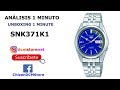 SNK371K1 Seiko Revisión 1 Minuto Unboxing 1 Minute