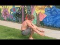 Christopher Sommer's Athlete Demonstrates Deck Squats