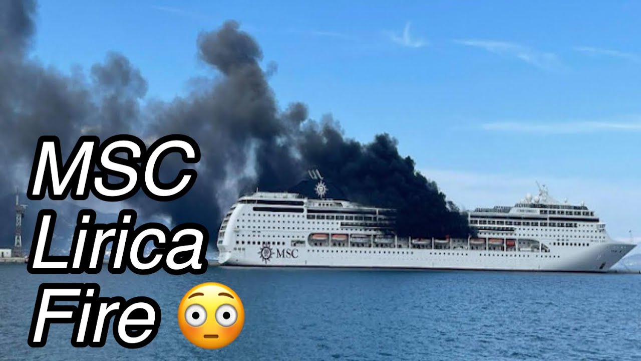 MSC Lirica Lifeboat Fire