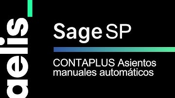 CONTAPLUS Asientos manuales automáticos