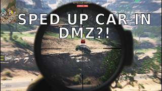 Sped up car in DMZ ?! I was unable to snipe it 🔫