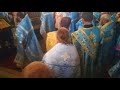 Крестный Ход в Коробейниково 2018. Окончание второй Литургии. Величание, затем проповедь