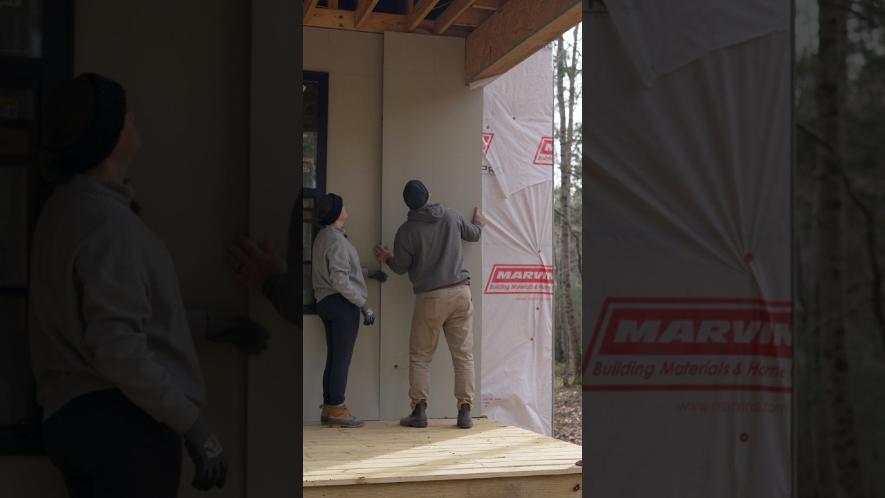 Самостоятельное строительство дома нашей мечты - установка сайдинга 