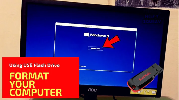 How To Install Windows 10 & Windows 8 Using a USB Flash Drive - Step By Step