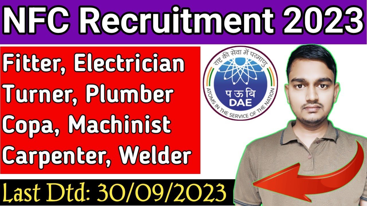 NFC Recruitment 2023 NFC Apprenticeship bharti 2023 Nuclear Fuel