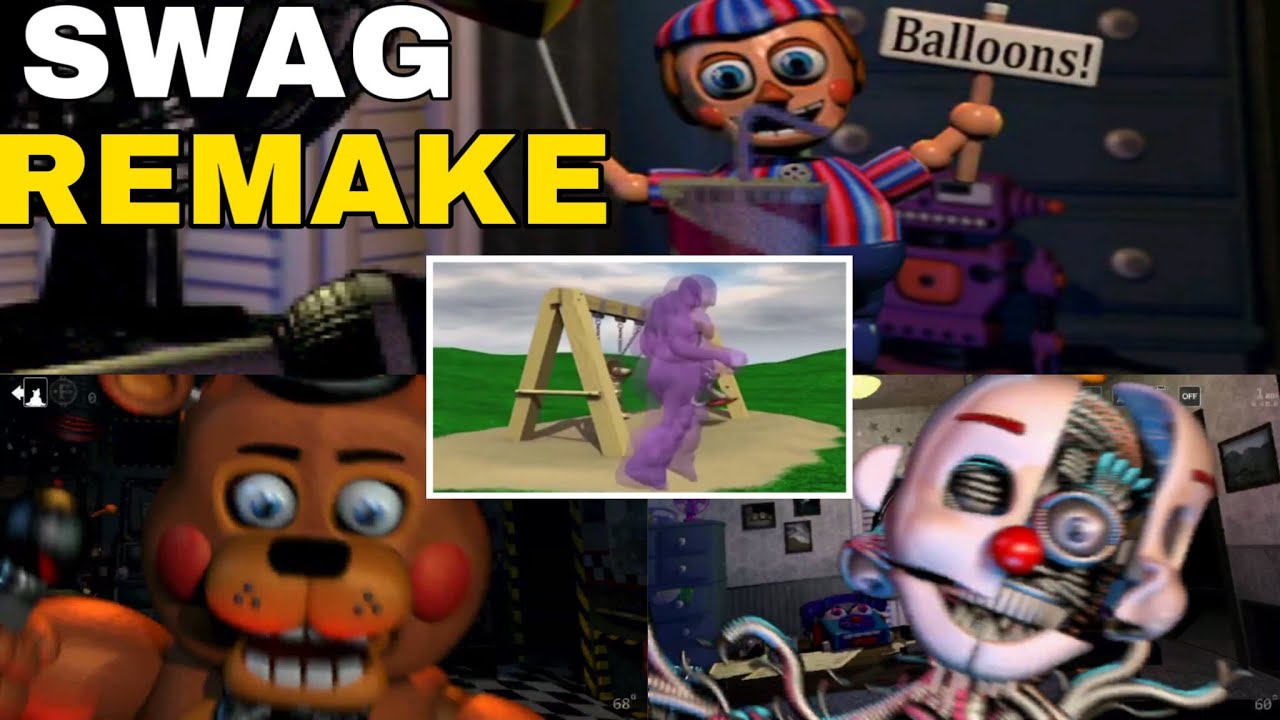 FNAF UCN MOBILE Gotta Go Fast Song Swag Remake Toy Freddy,BB