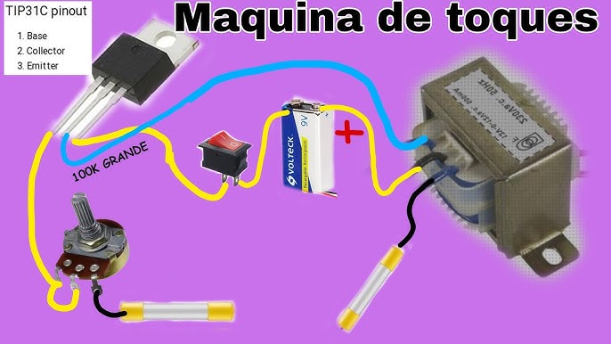 Como hacer una máquina de toques, Choques eléctricos