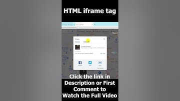 Html iframe tag