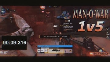 MY FASTEST CLUTCH 1v5 in CODM (9.316s) (Man-O-War)