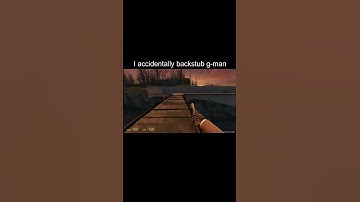 I accidentally backstub g-man #halflife2 #gmod #garrysmod #tf2spy #halflife