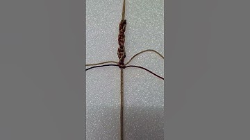 how to make macrame bracelet #squareknot #apoorva_shakyamacramecrafts #macramekeychain #shortsfeed