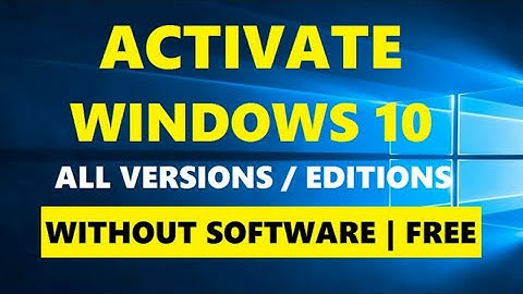 Step-by-Step Guide: How to Activate Windows 10 All Edition Free