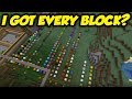 I Tried To Collect EVERY BLOCK In Survival Minecraft