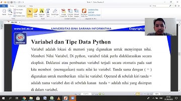 Materi Dasar Pemrograman Pert. 2 UBSI